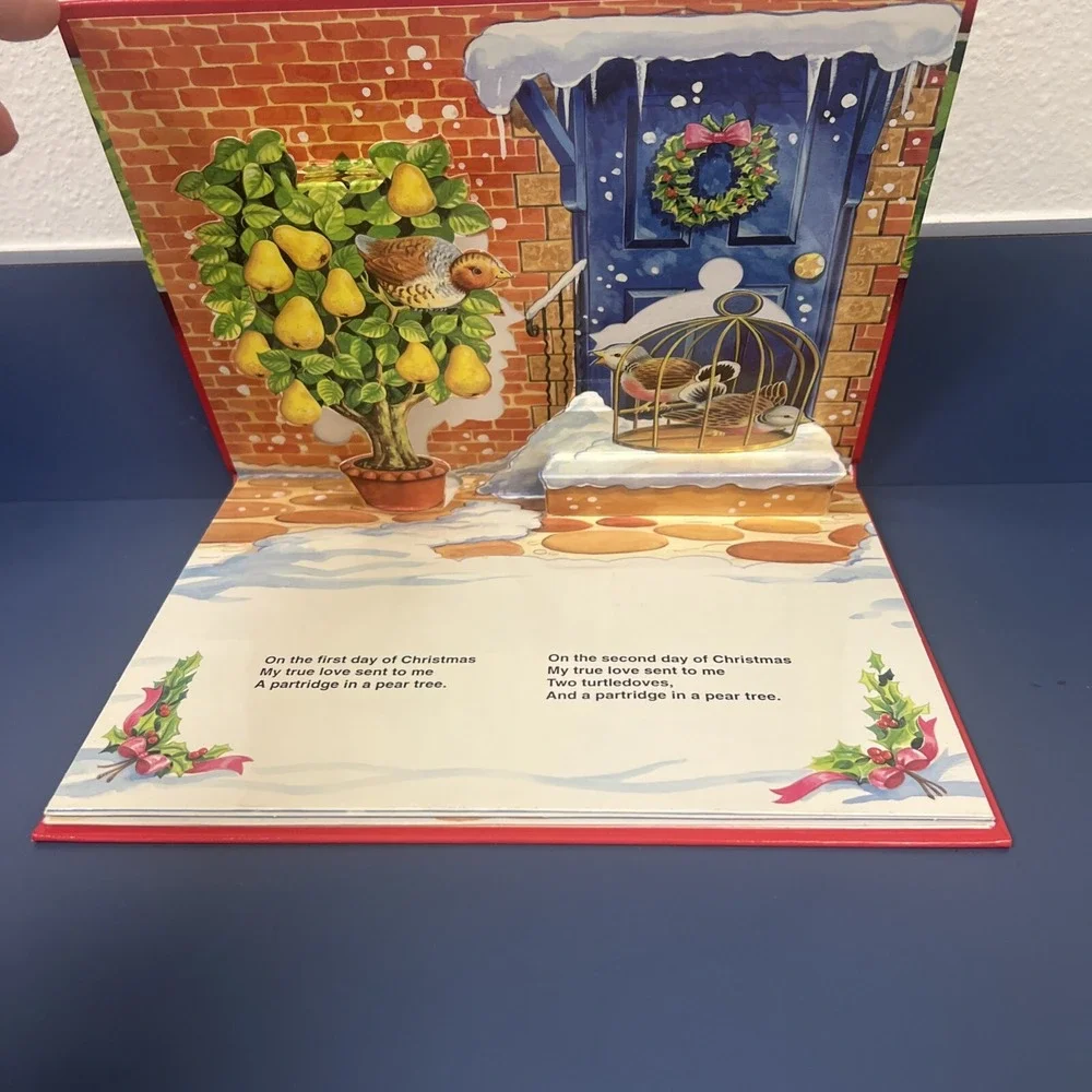 New The Twelve Days of Christmas A Pop-Up Storybook /1st Edition 1994 Hard Cover